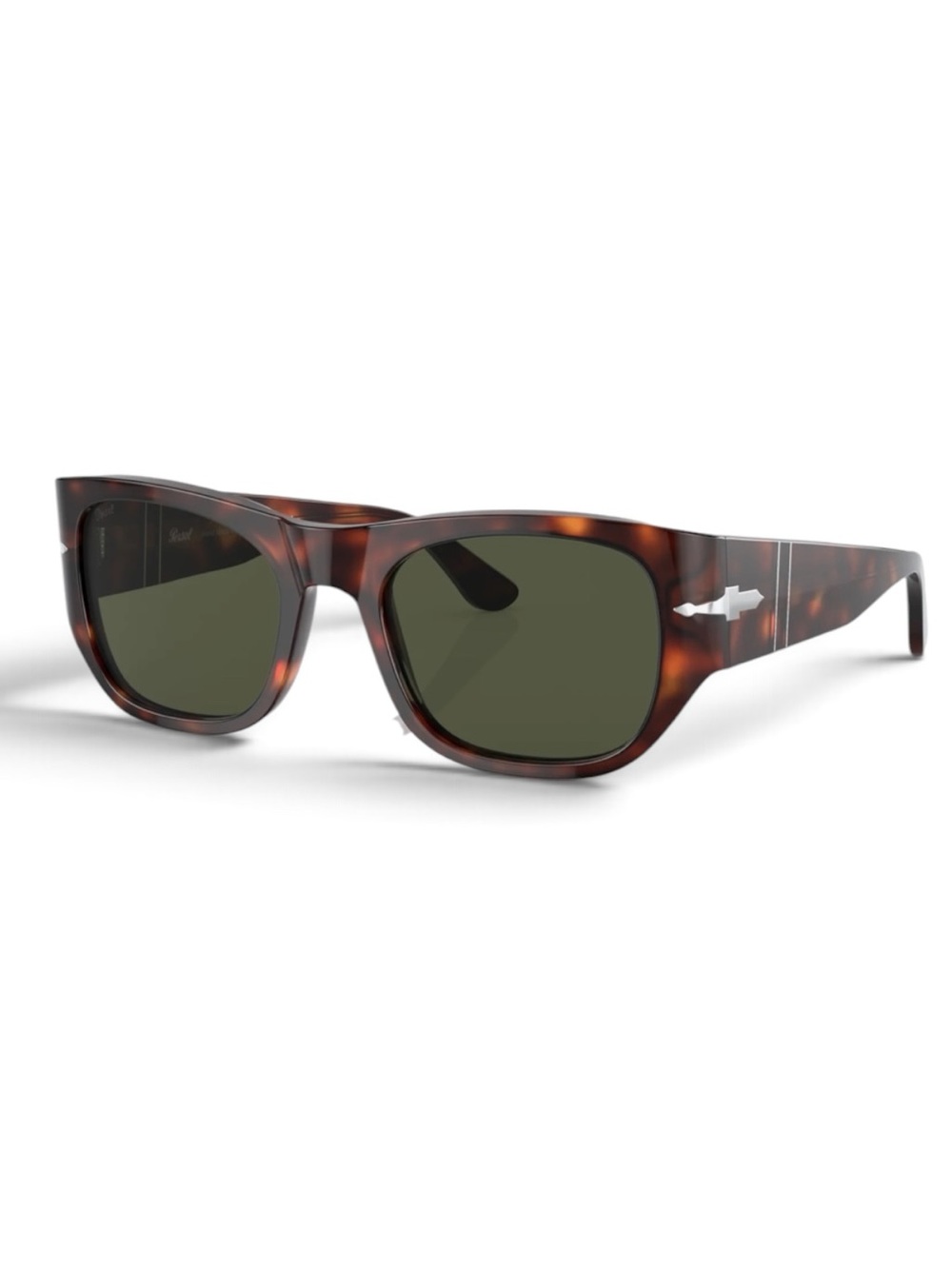 Persol PO3308S Unisex Square Havana Sunglasses | NWT